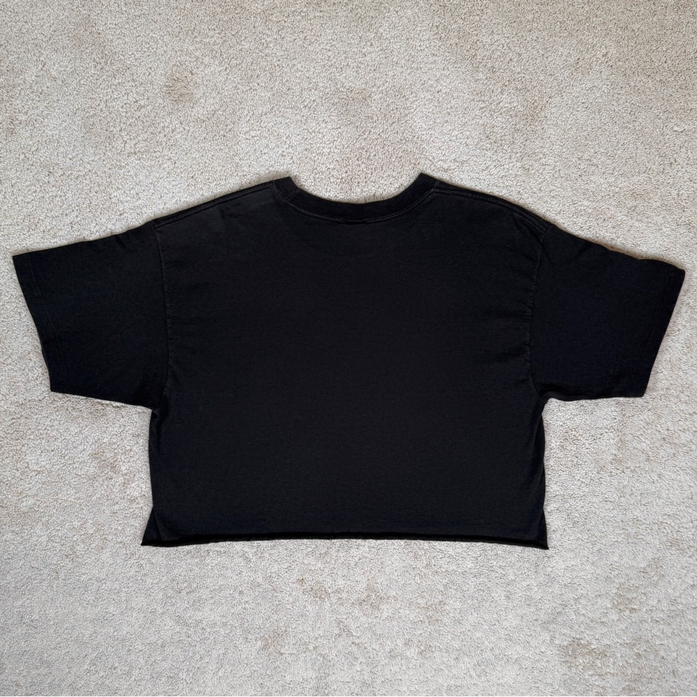 Vintage Black Hills South Dakota Cougar Mountain Lion Cropped Graphic Tee - Picture 6 of 17